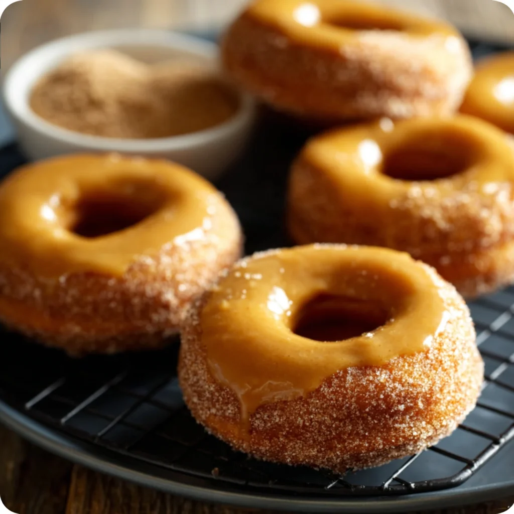 baked pumpkin donuts