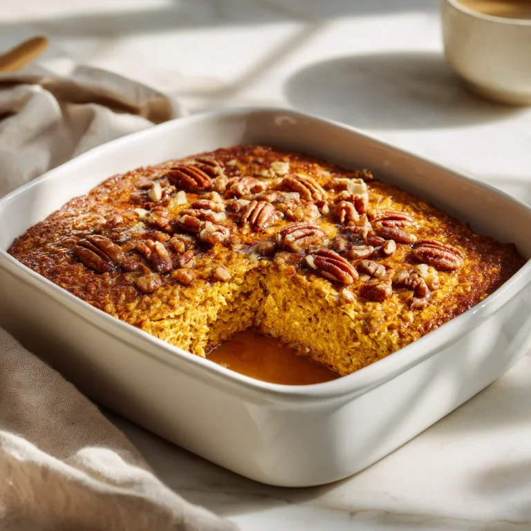 baked pumpkin oatmeal