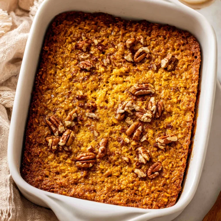 Baked Pumpkin Oatmeal