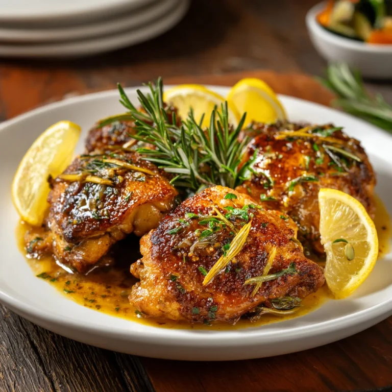 Lemon_Garlic chicken Thighs recipe