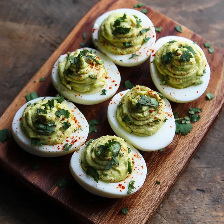 Avocado Deviled Eggs