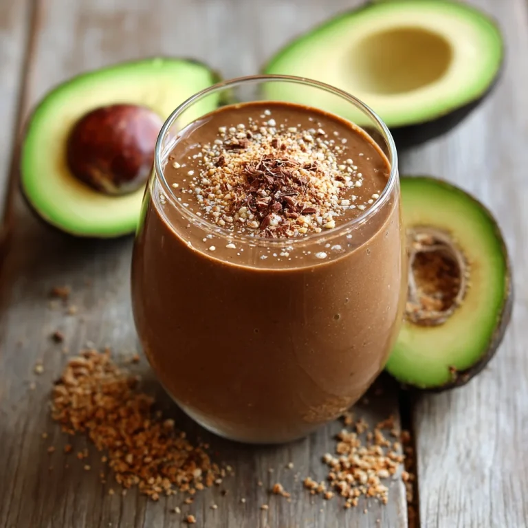 Chocolate Avocado Smoothie
