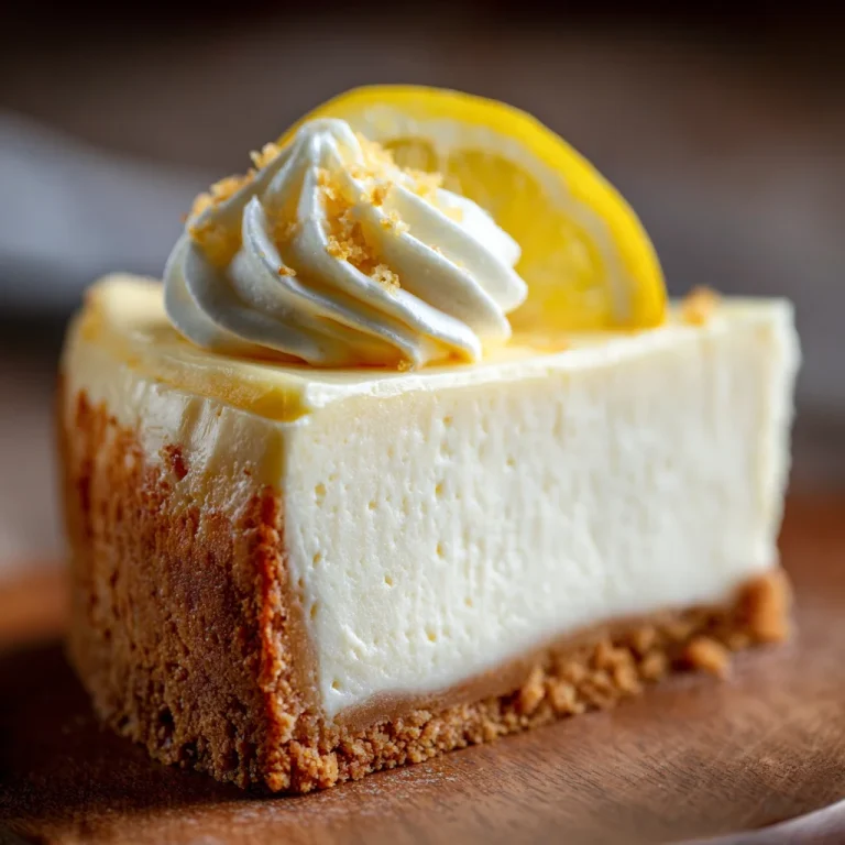 Lemon Cheesecake Recipe