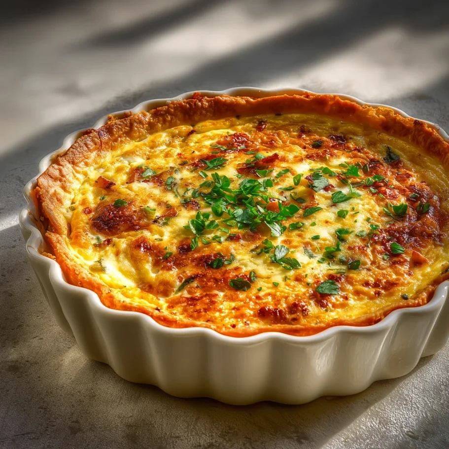 Crustless Quiche Lorraine
