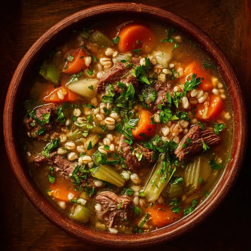 beef and barley soup