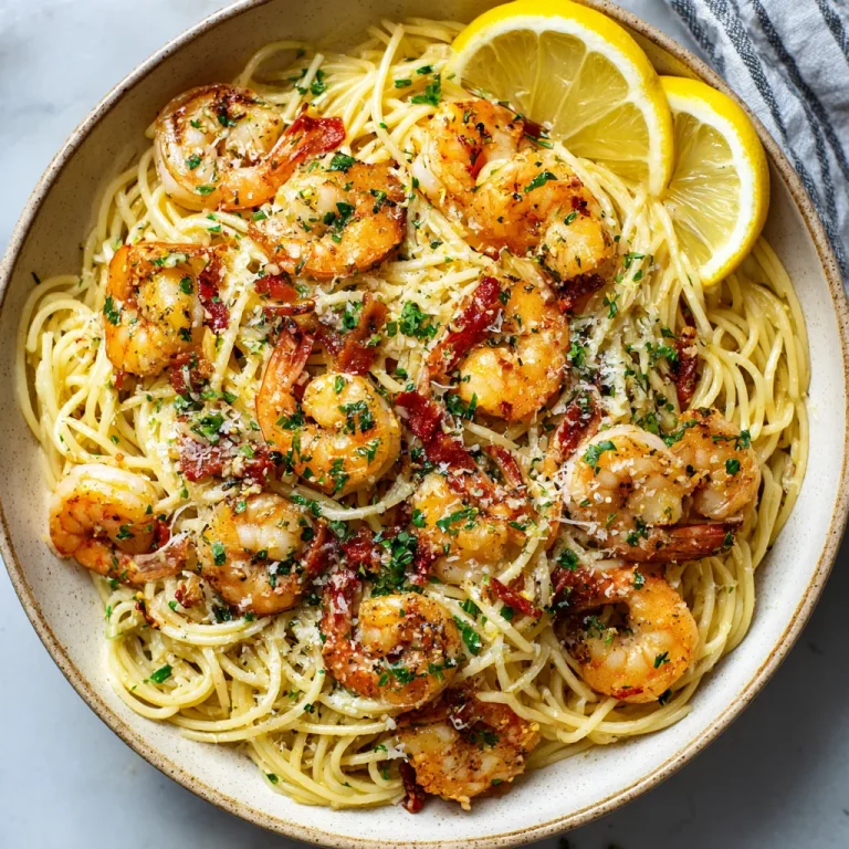 Garlic Butter Shrimp Pasta