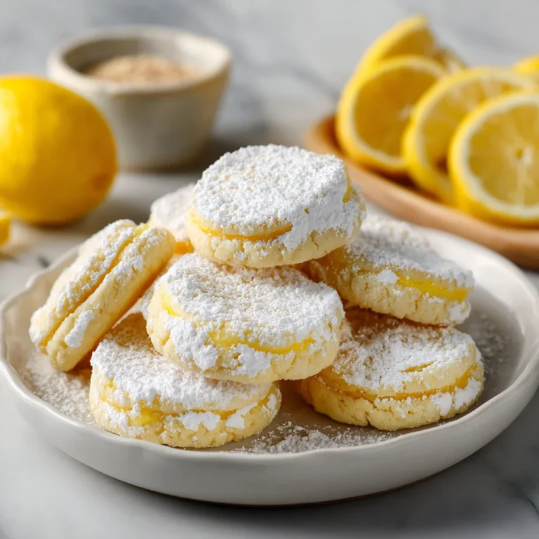 Meltaway Lemon Cookies Recipe