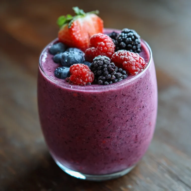Mixed Berry Smoothie