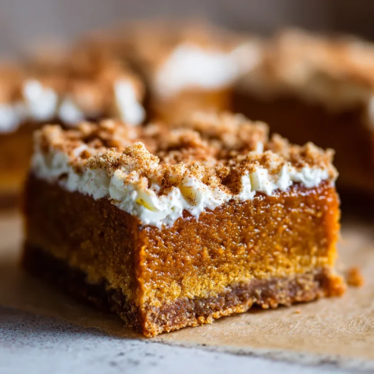 Pumpkin Pie Bars