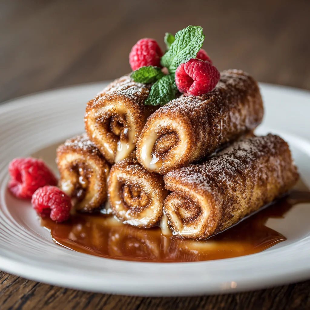 Cinnamon French Toast Roll-Ups