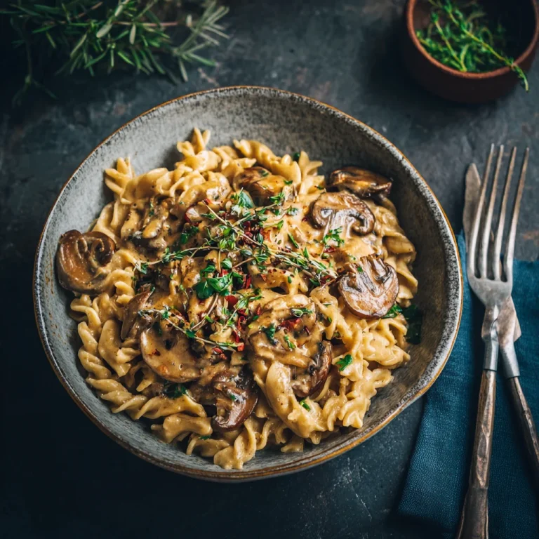 Vegan Mushroom Stroganoff Recipe