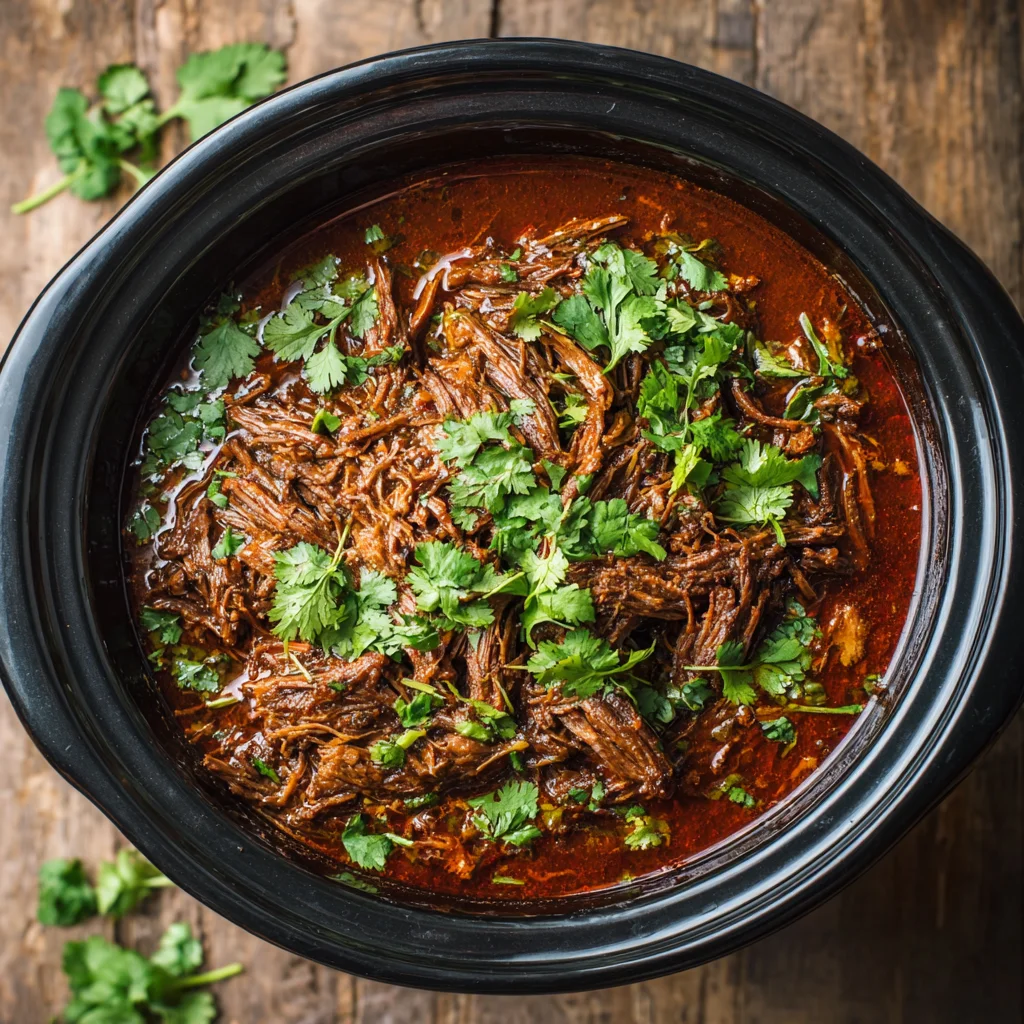 Slow Cooker Mexican Shredded Beef