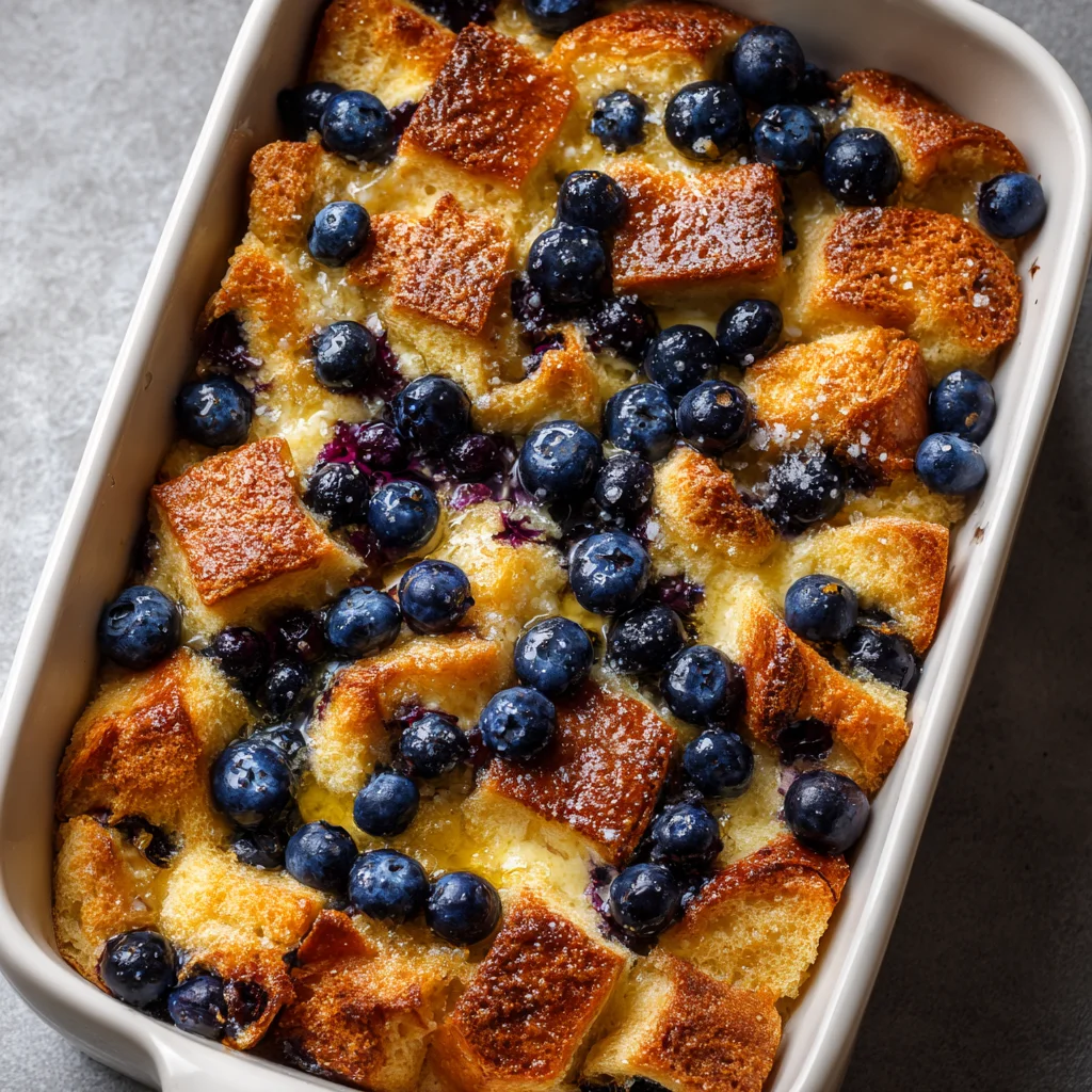 Blueberry French Toast Casserole
