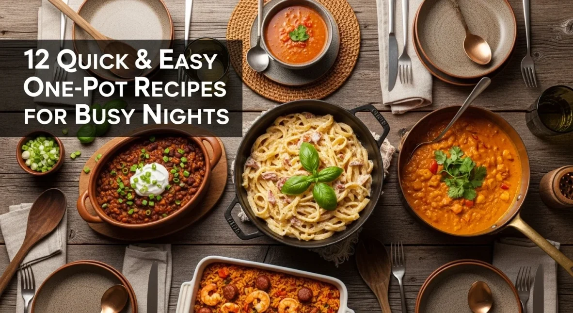 12 Quick & Easy One-Pot Recipes for Busy Nights