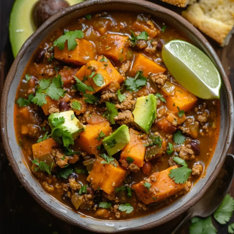Turkey Sweet Potato Chili