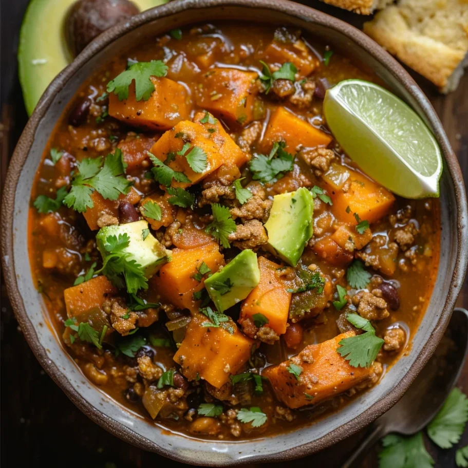 Turkey Sweet Potato Chili
