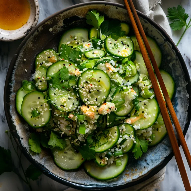 California Roll Cucumber Salad Recipe