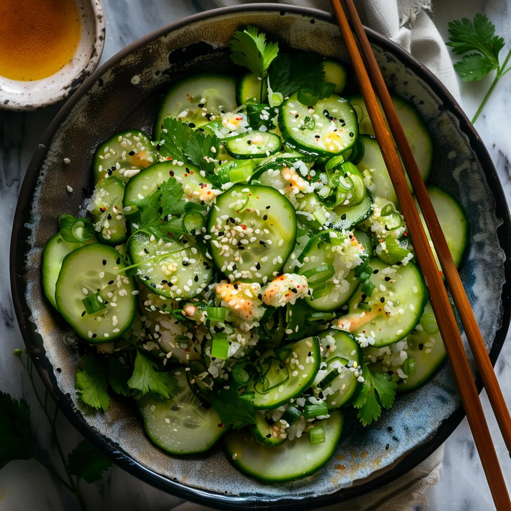 California Roll Cucumber Salad Recipe