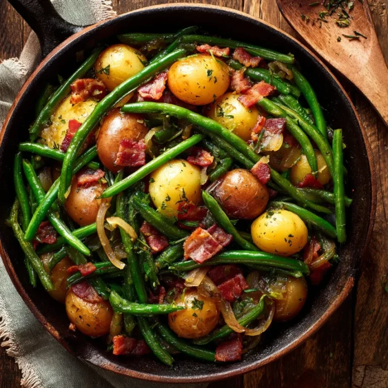 Country Ranch Green Beans and Potatoes with bacon