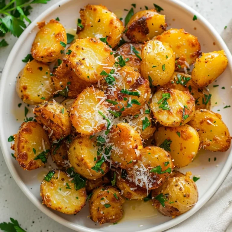 Crispy Garlic Butter Potatoes