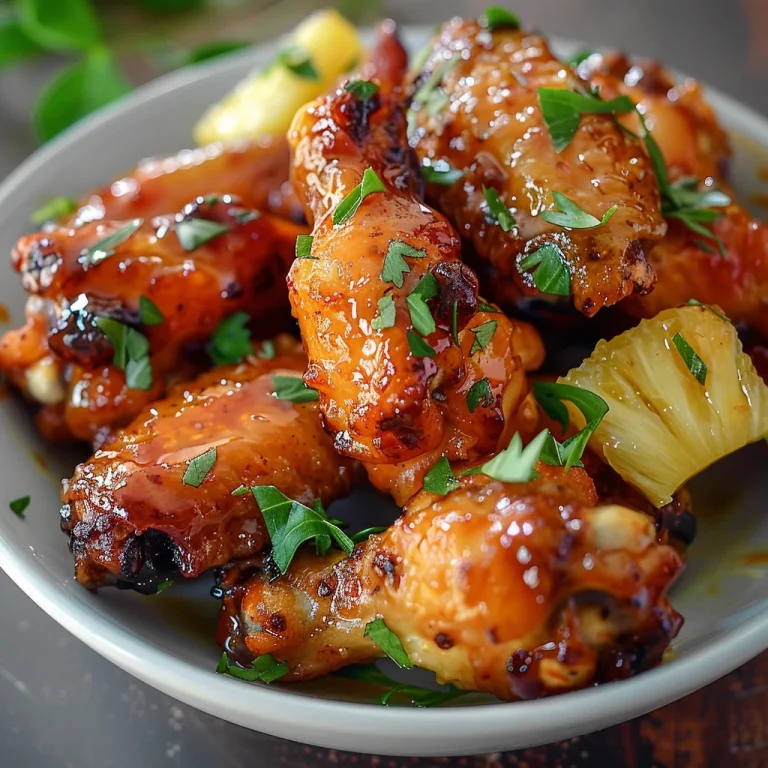 Brown Sugar Pineapple Wings Recipe