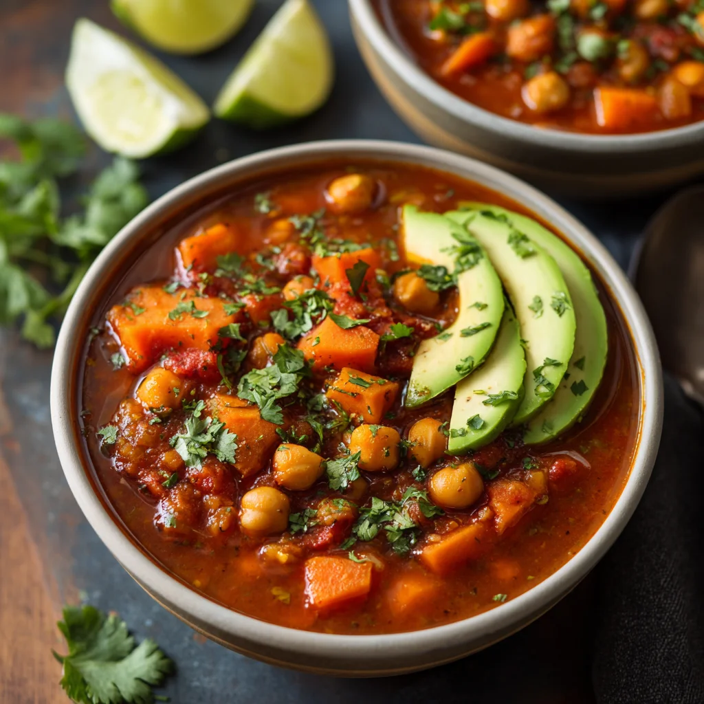 Sweet Potato and Chickpea Chili