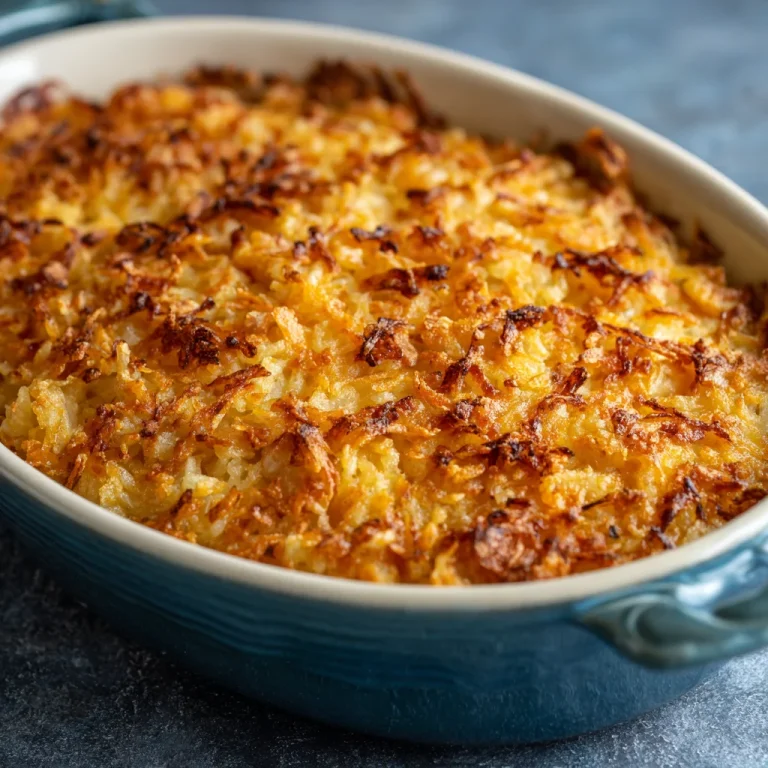 Funeral Potatoes β Cheesy Hash Brown Casserole