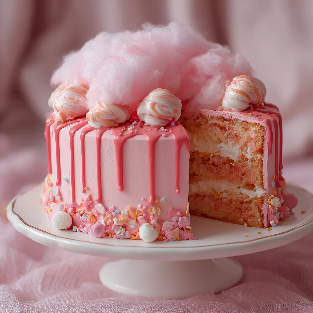 cotton candy cake