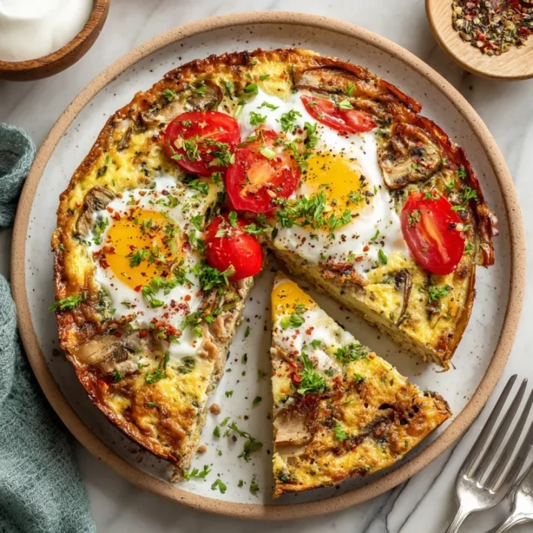 Crustless Tuna Breakfast Quiche