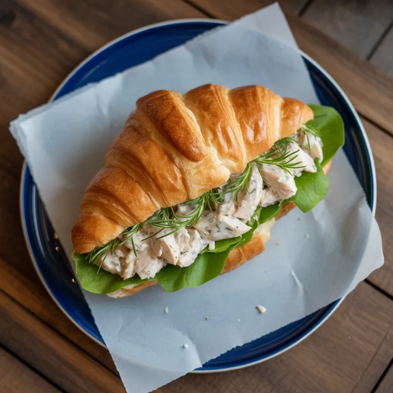 Chicken Salad Croissant Sandwich