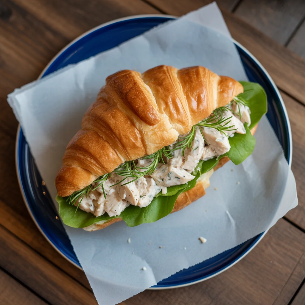 Chicken Salad Croissant Sandwich