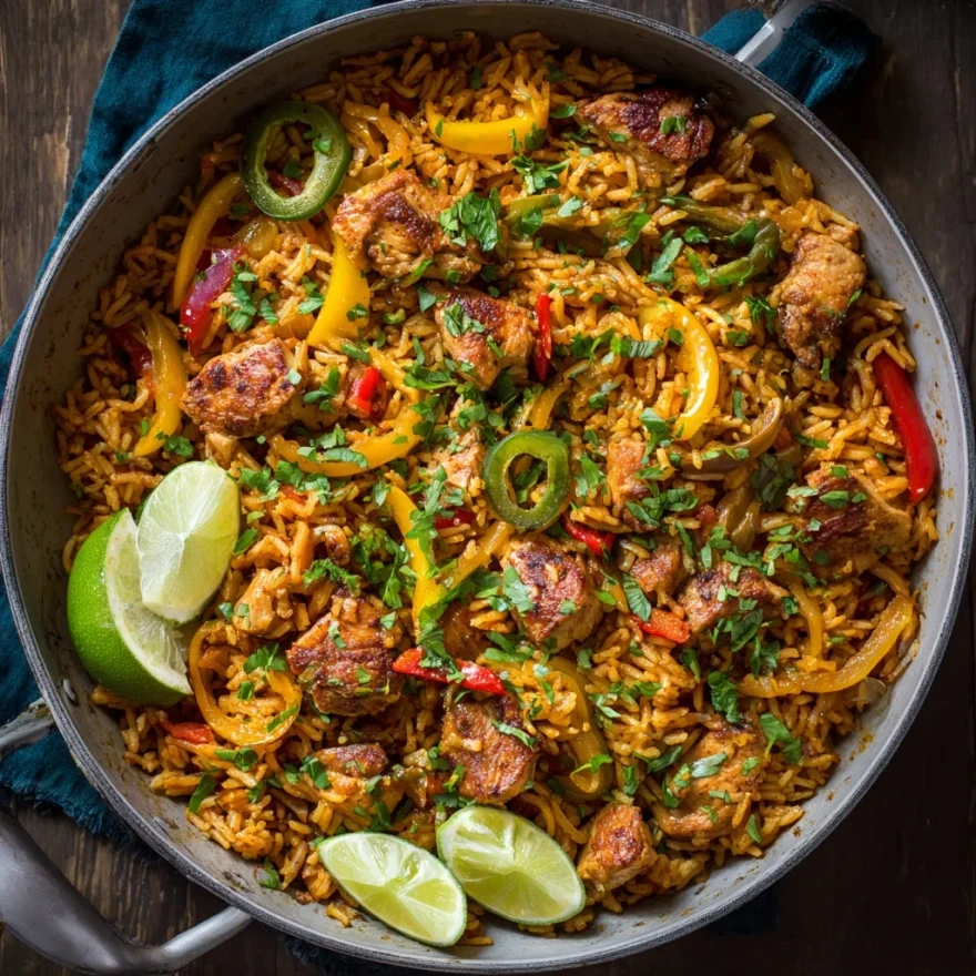 Caribbean Chicken and Rice