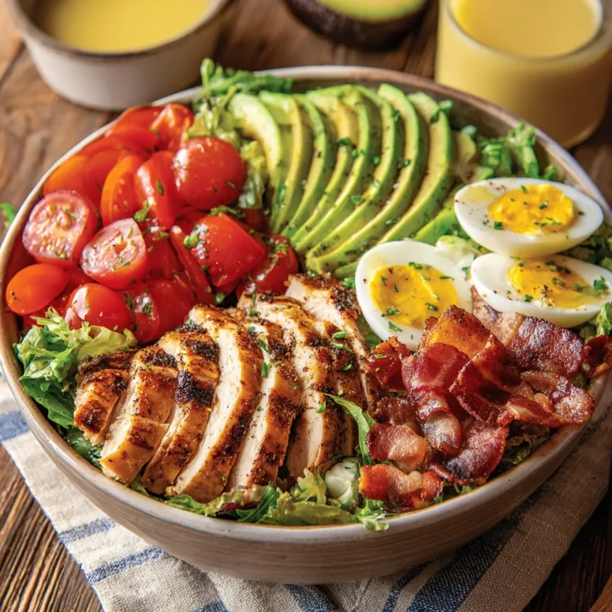Grilled Chicken Cobb Salad with Honey Dijon