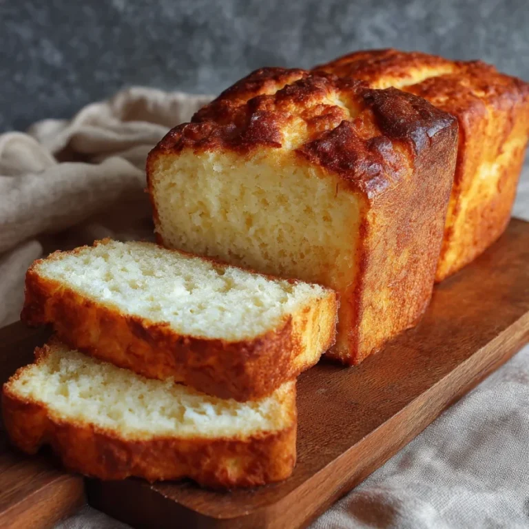 Fluffy cottage cheese bread