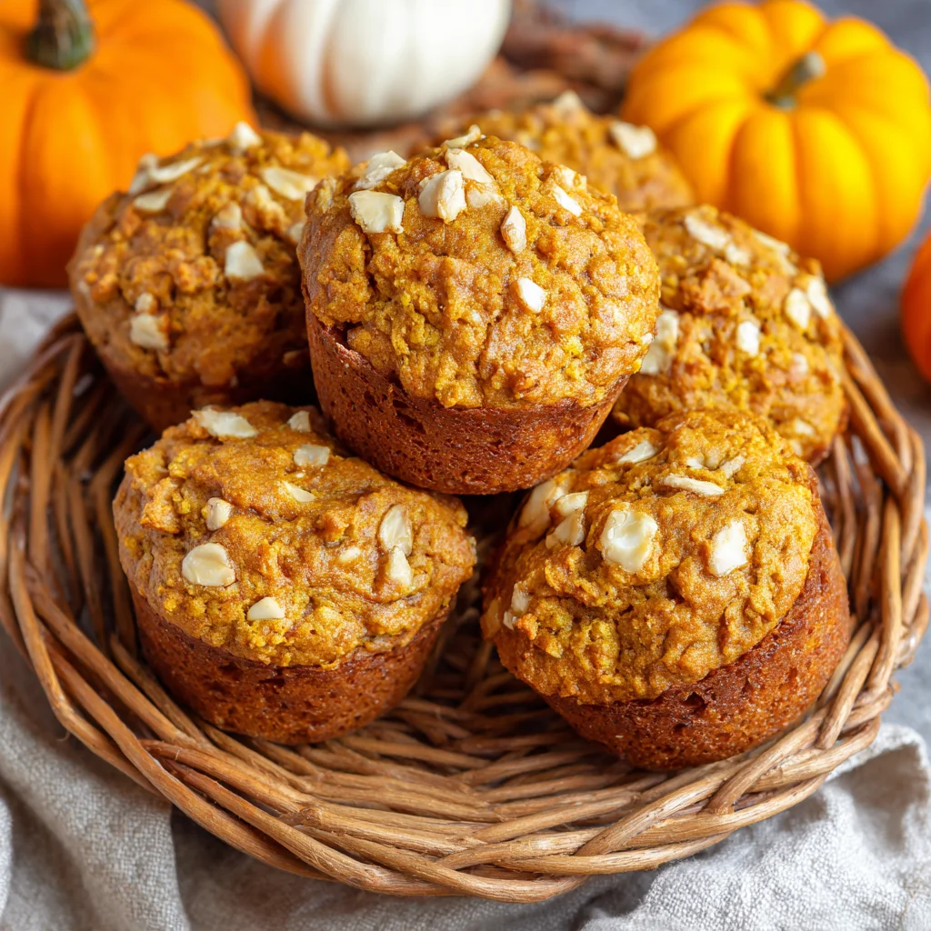 Pumpkin Spice Cottage Cheese Muffins