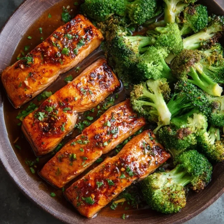 Roasted Salmon & Broccoli Recipe