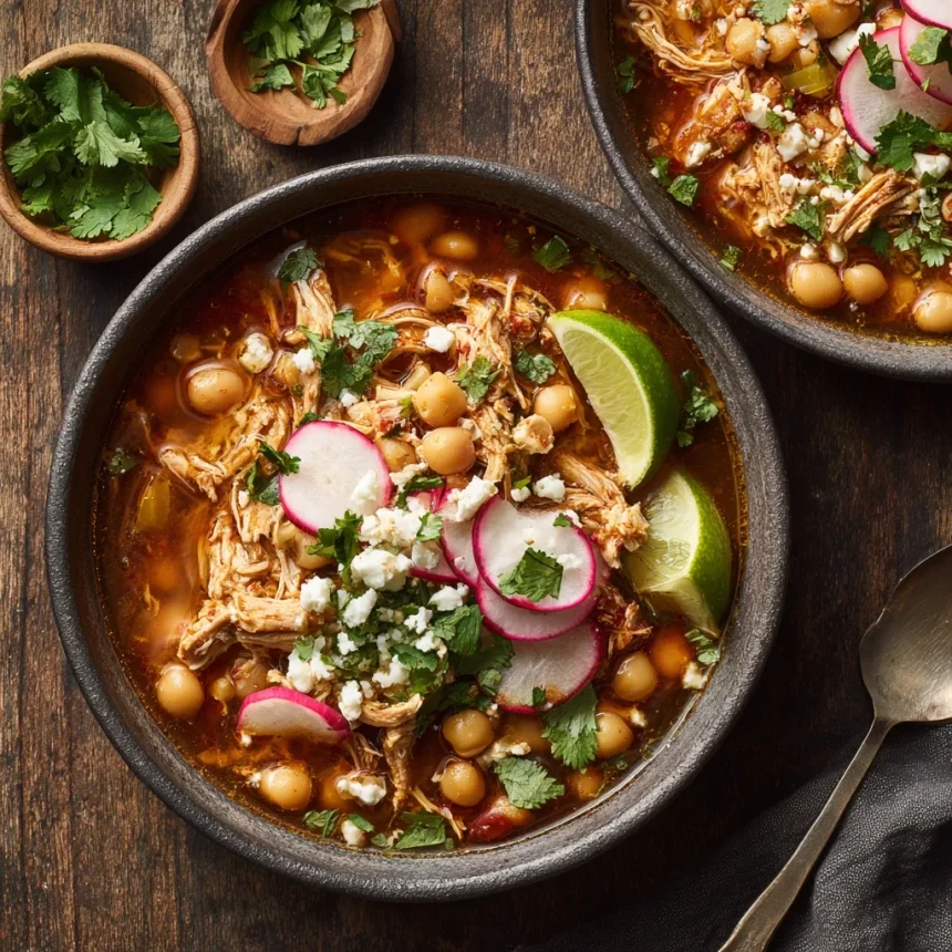 Slow Cooker Chicken Posole