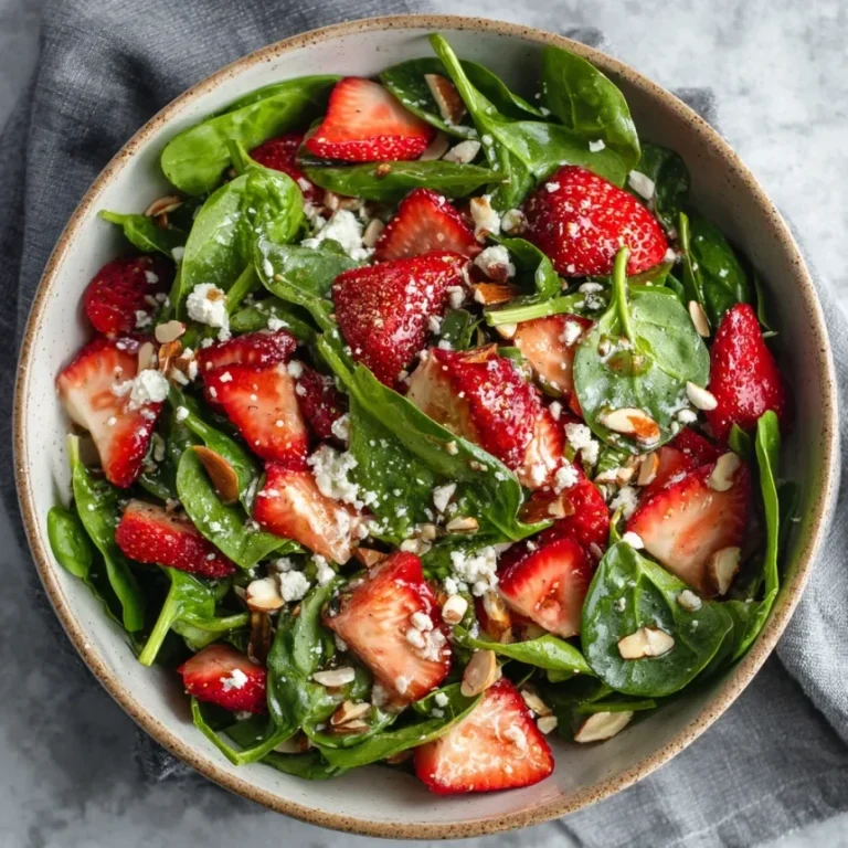 Strawberry Spinach Salad