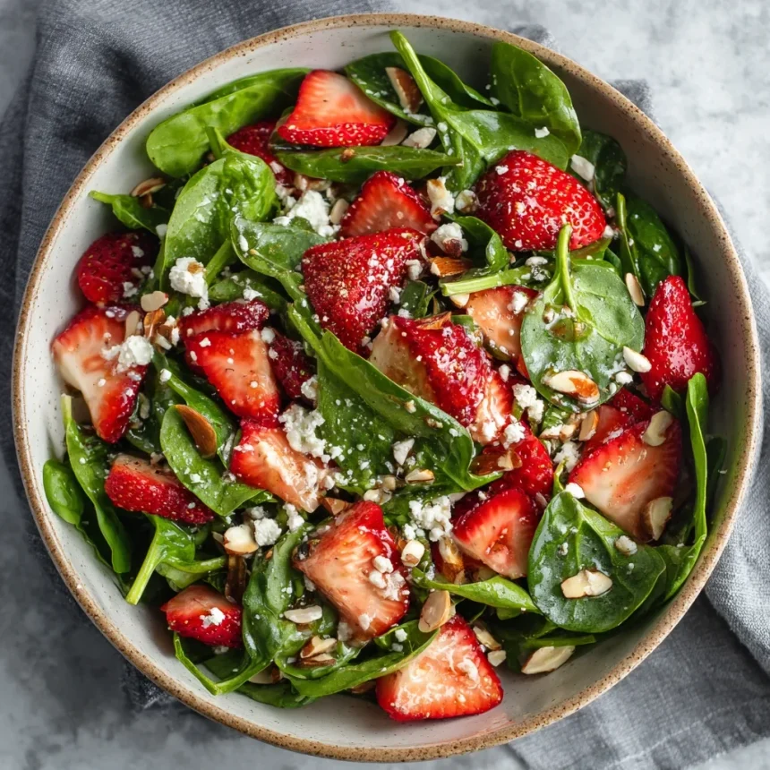 Strawberry Spinach Salad
