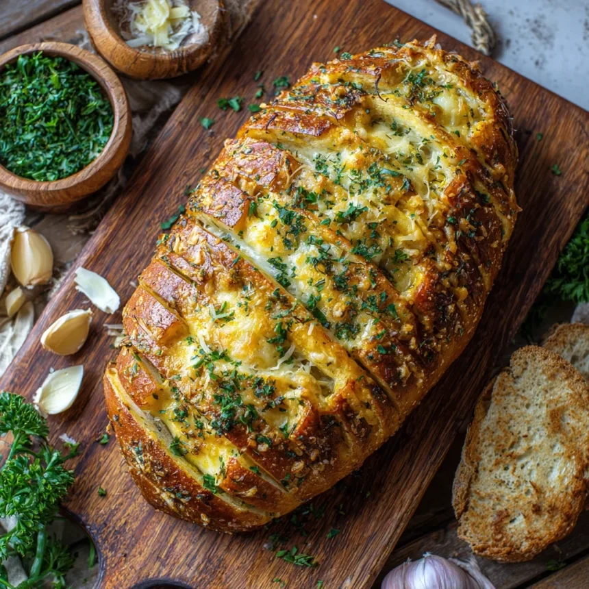 Cheesy Garlic Bread Recipe