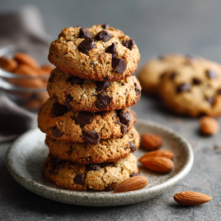 Almond Flour Chocolate Chip Cookies
