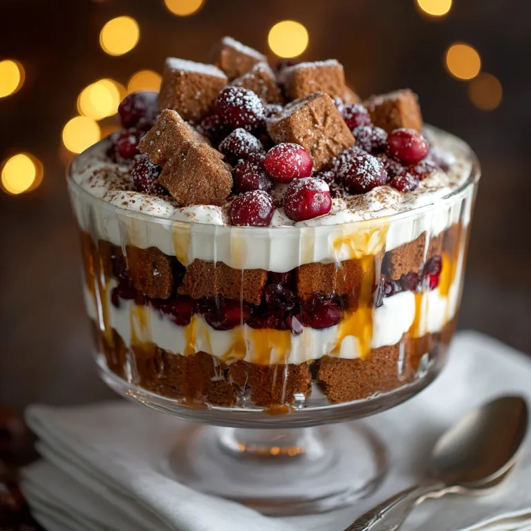 Gingerbread Trifle