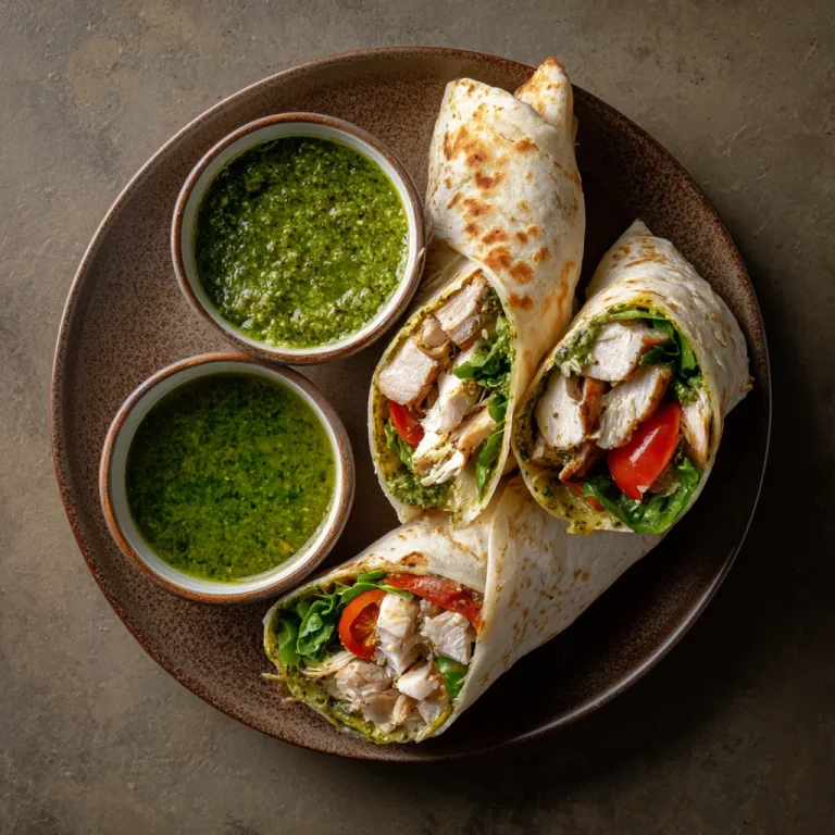 Pesto Chicken Wrap