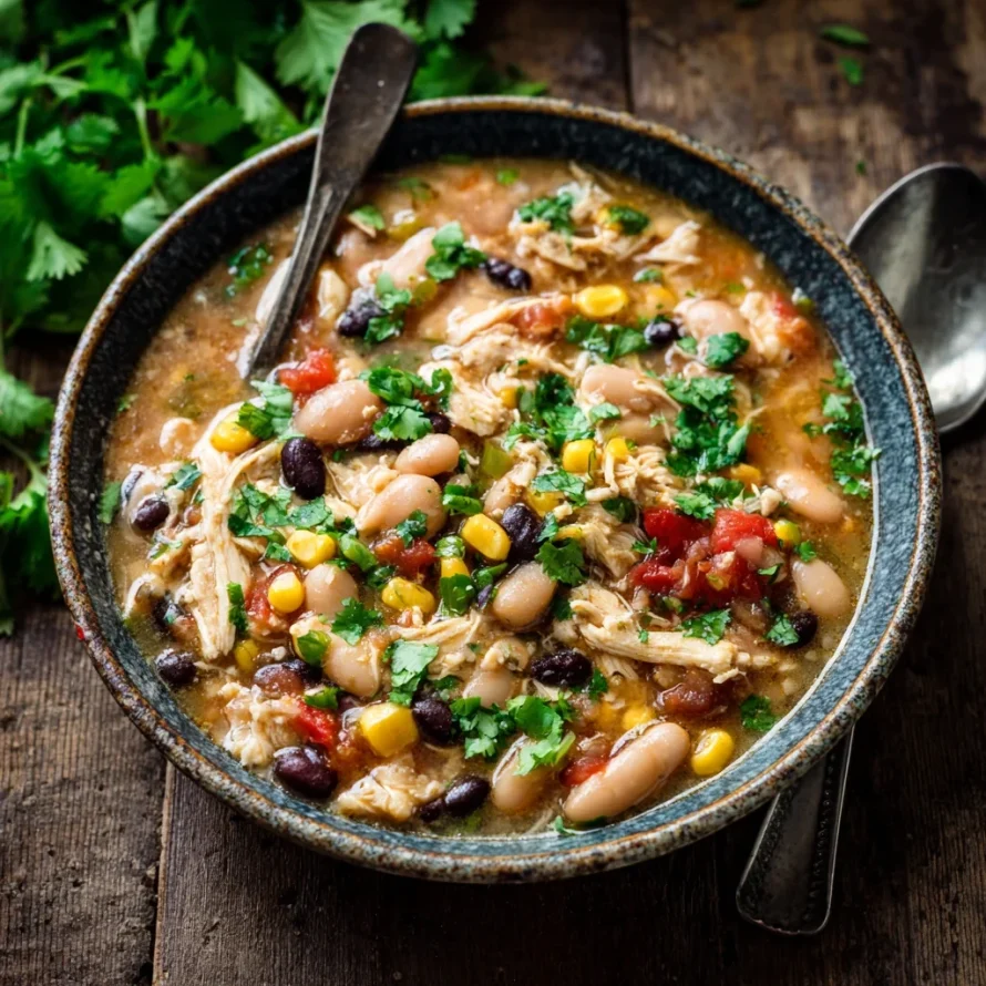 White Bean Chicken Chili Crockpot