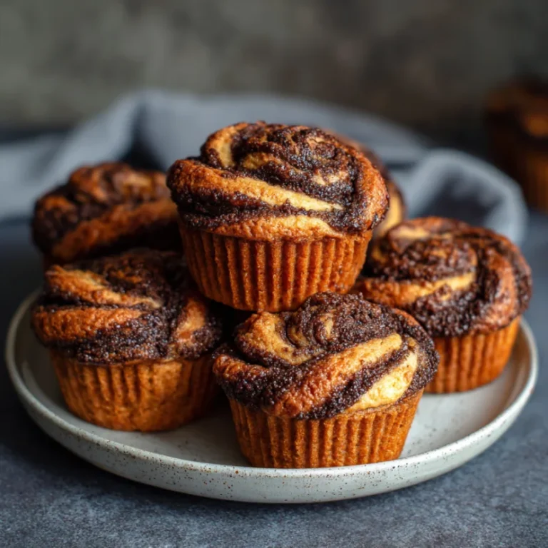 Chocolate Babka Muffins