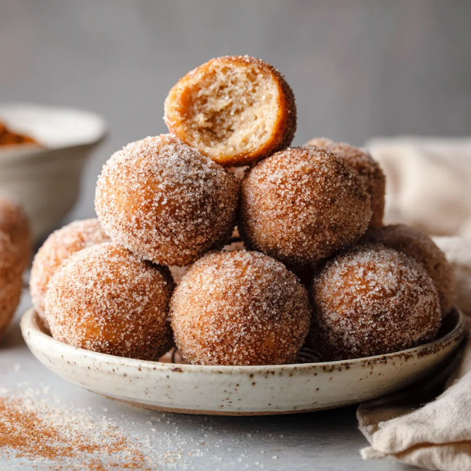 cinnamon sugar donut holes