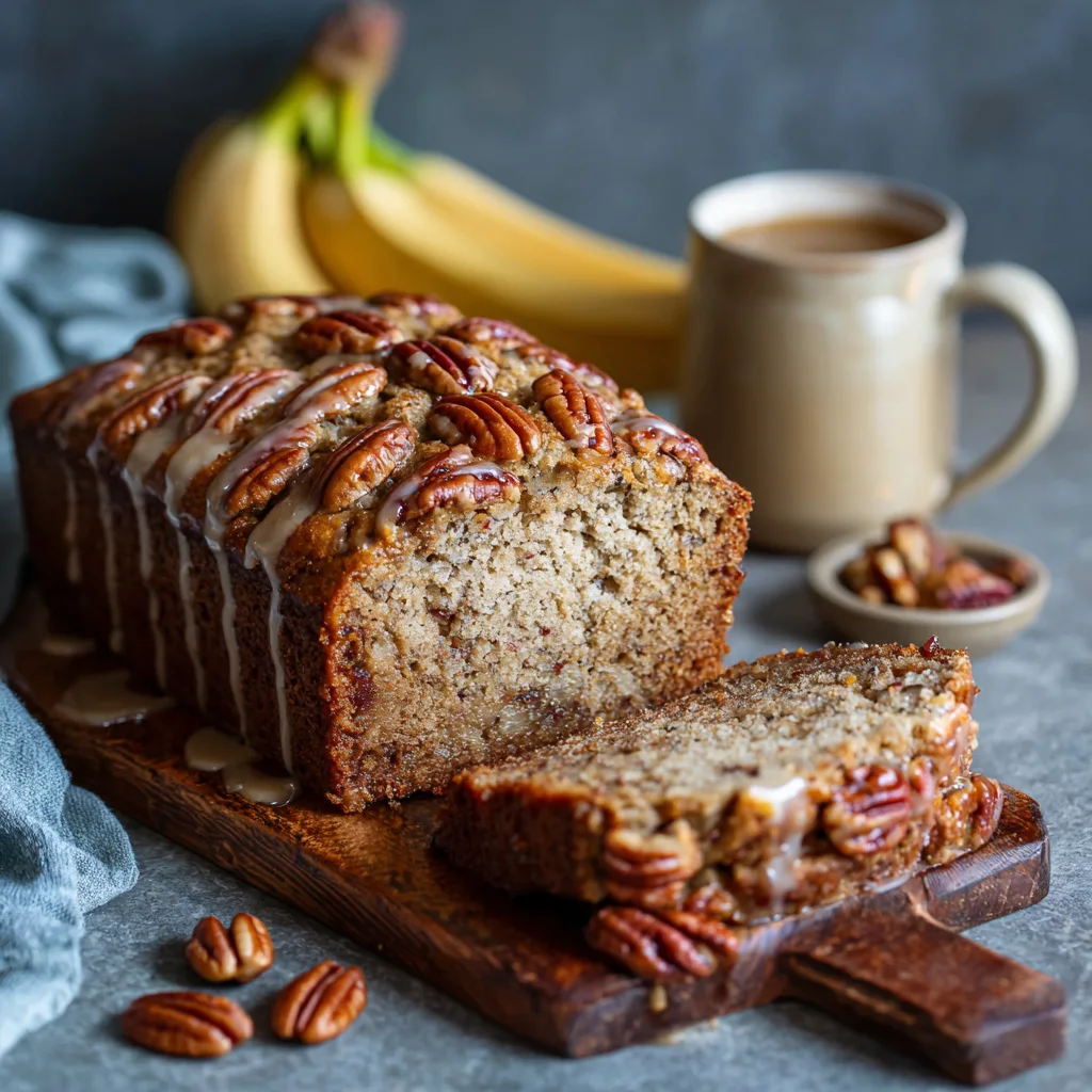 Maple Pecan Banana Bread