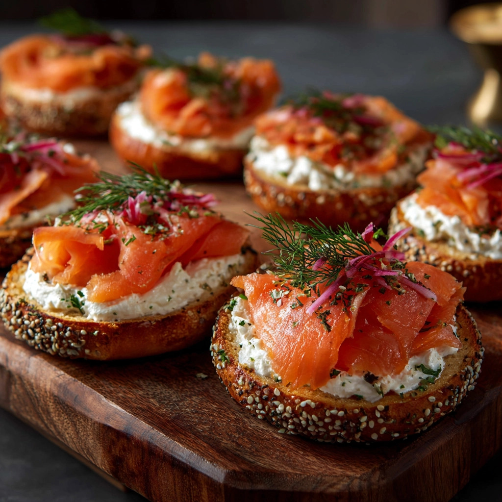 Bagels with Lox And Cream Cheese Recipe