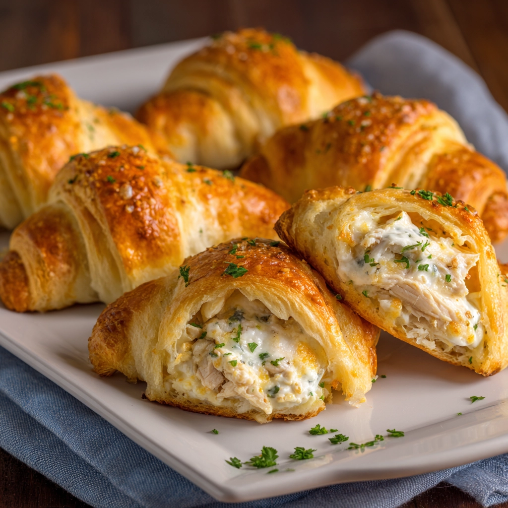 Chicken Stuffed Crescent Rolls