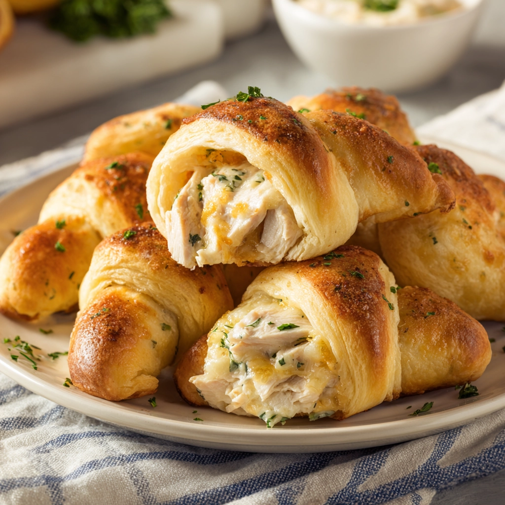 Chicken Stuffed Crescent Rolls